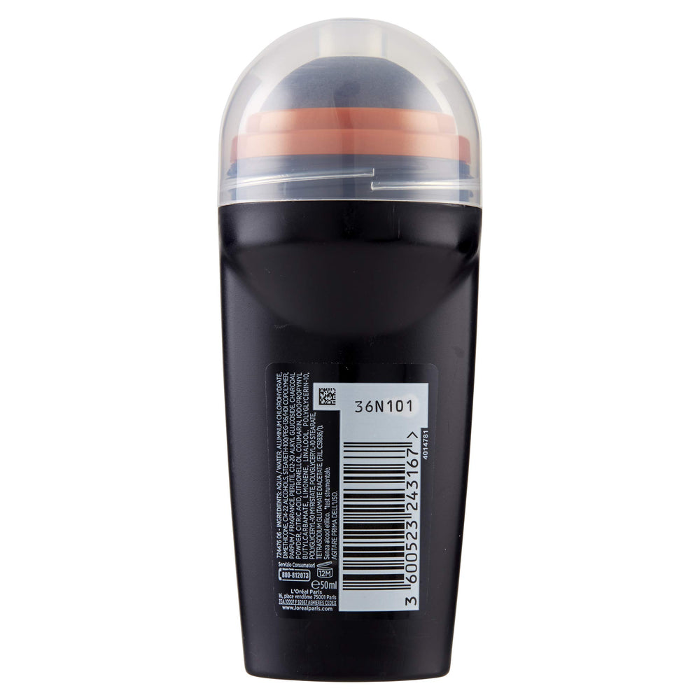 L’Oréal Paris Men Expert Carbon Protect Roll-On, bille: application précise pour une sensation de fraîcheur.