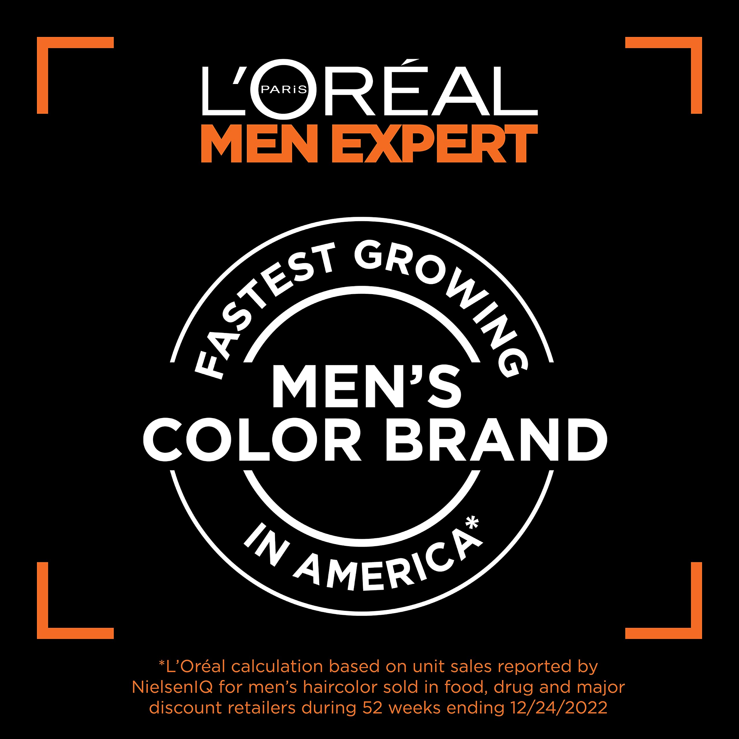 Kit de coloration présenté clairement pour hommes