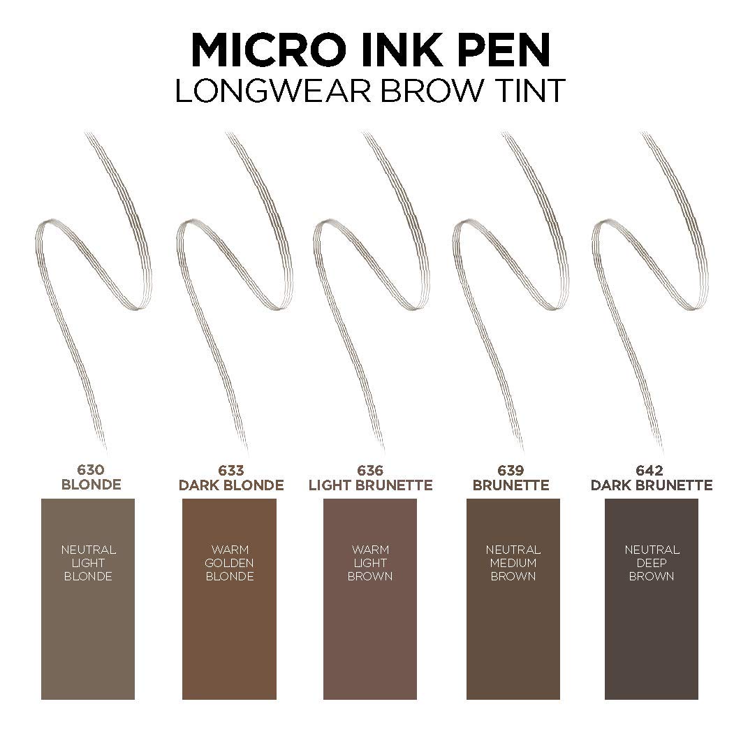 L’Oréal Paris Micro Ink Pen aspect naturel des sourcils.