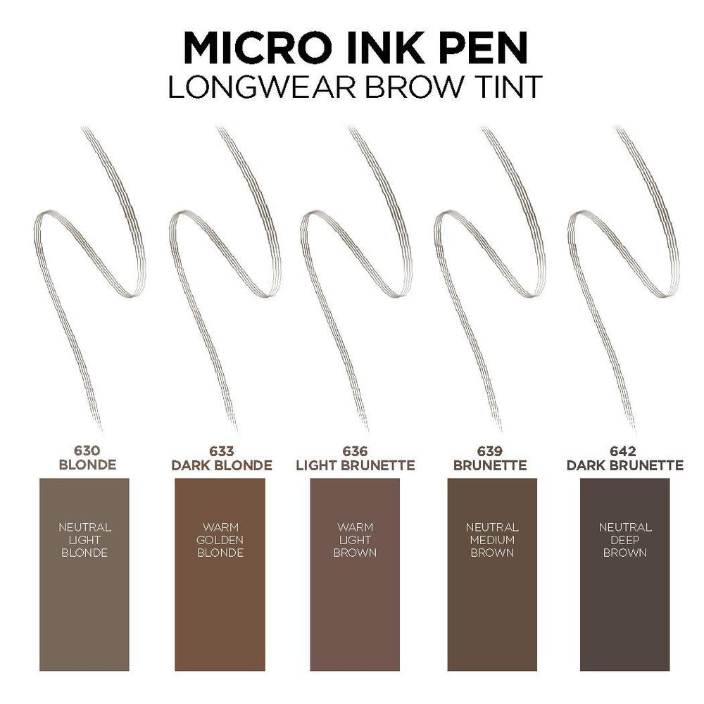 L’Oréal Paris Micro Ink Pen aspect naturel des sourcils.