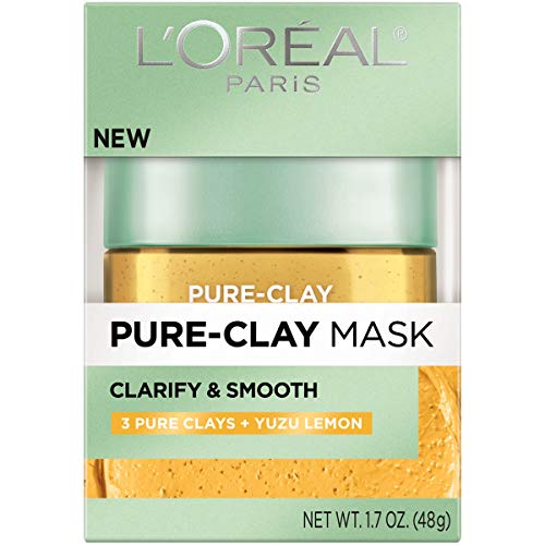 L'Oreal Paris Pure Clay Masque Visage Yuzu trois argiles minérales pour clarifier