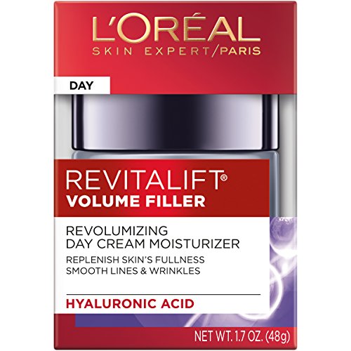 L’Oréal Paris Revita Lift — crème appliquée sur zone des yeux, peau plus lisse et hydratée.