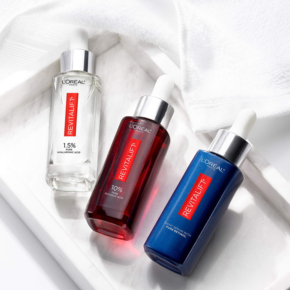 Application quotidienne Revitalift ampoules intégrée à la routine