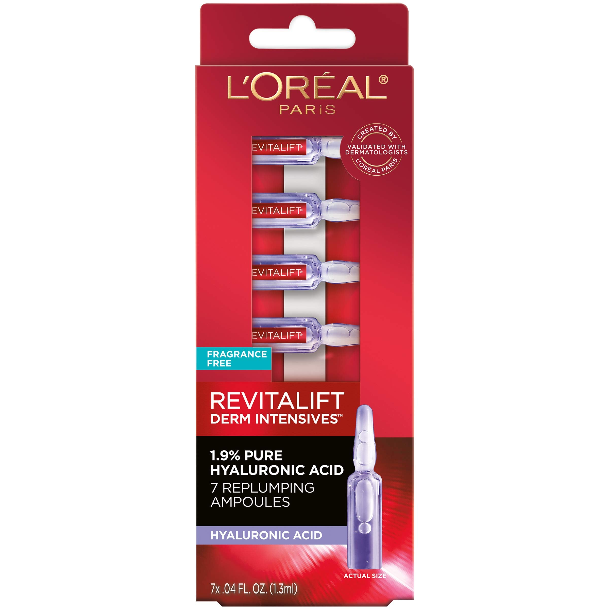 L’Oréal Paris Revitalift Ampoules pipette-applicateur facilite l’application précise