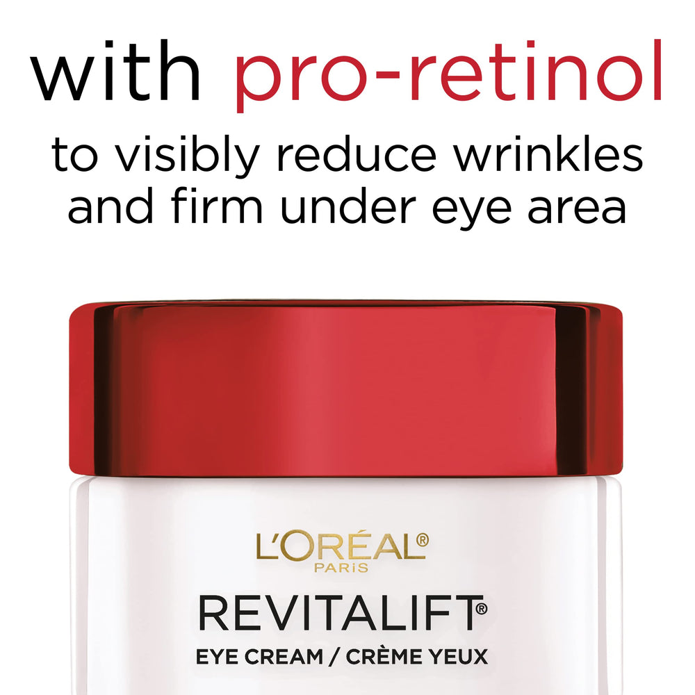 Texture non grasse de la Revitalift Crème Yeux, facile à appliquer.