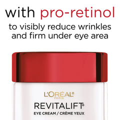 Texture non grasse de la Revitalift Crème Yeux, facile à appliquer.