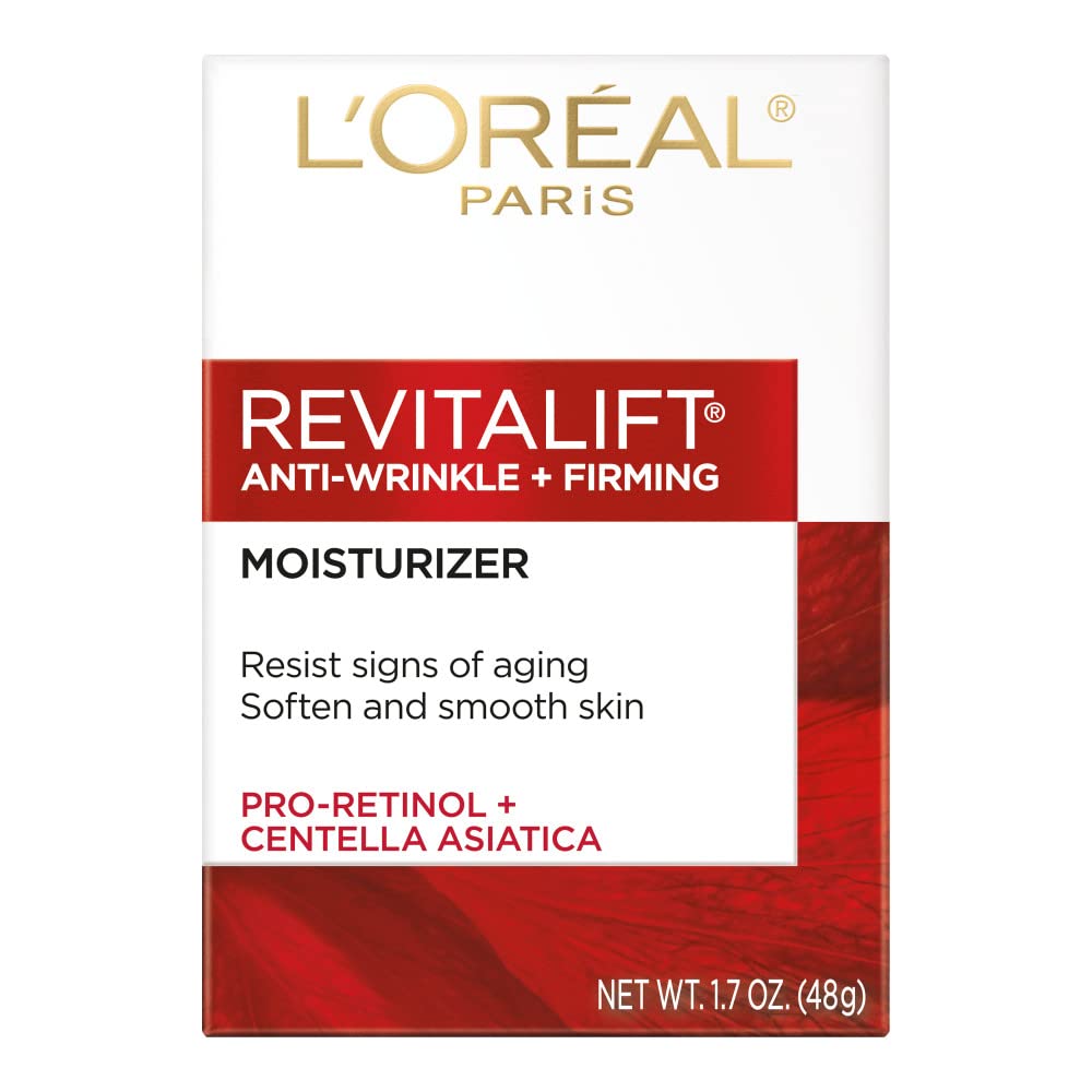 L’Oréal Paris RevitaLift Face & Neck, bouteille pratique, anti-rides.