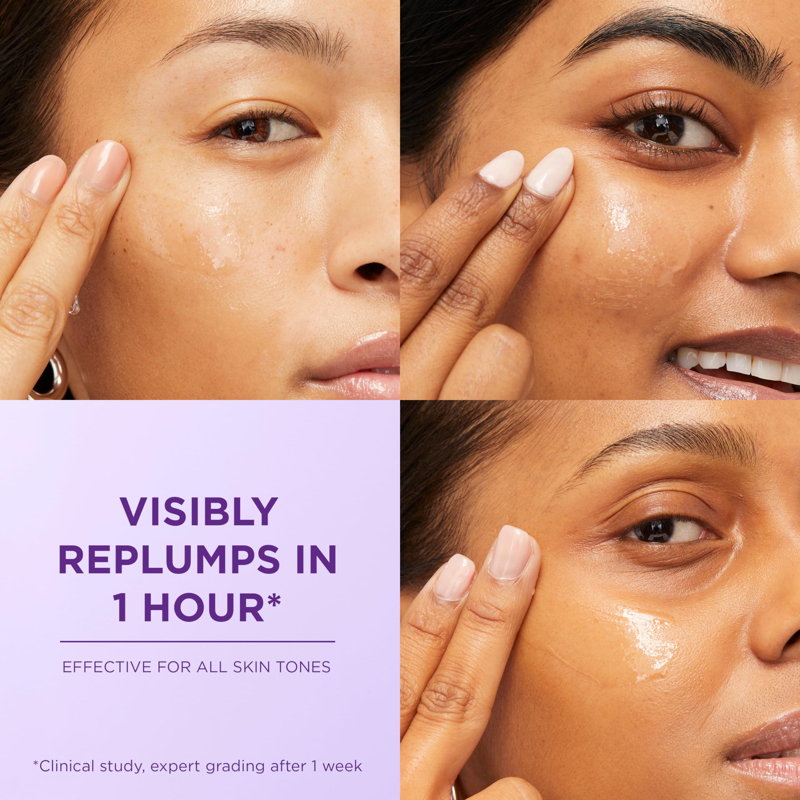 Texture gel incolore du sérum Revitalift prêt à hydrater rapidement la peau