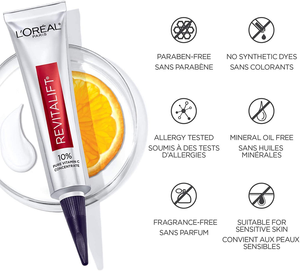 Test dermatologique sur le sérum vitamine C Revitalift