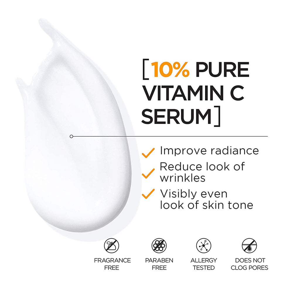 Texture legere du sérum vitamine C Revitalift sur la peau