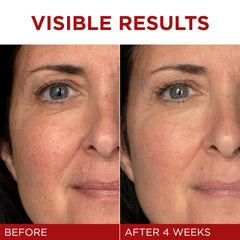 Texture crème Revitalift sur doigt, aspect velouté et hydratant.