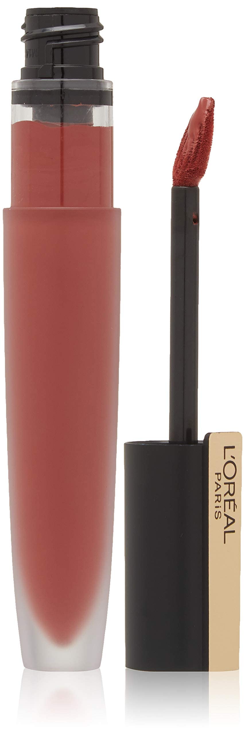 L’Oréal Paris Rouge Signature Matte Lip Stain Rose – couleur pigmentée et longue tenue.