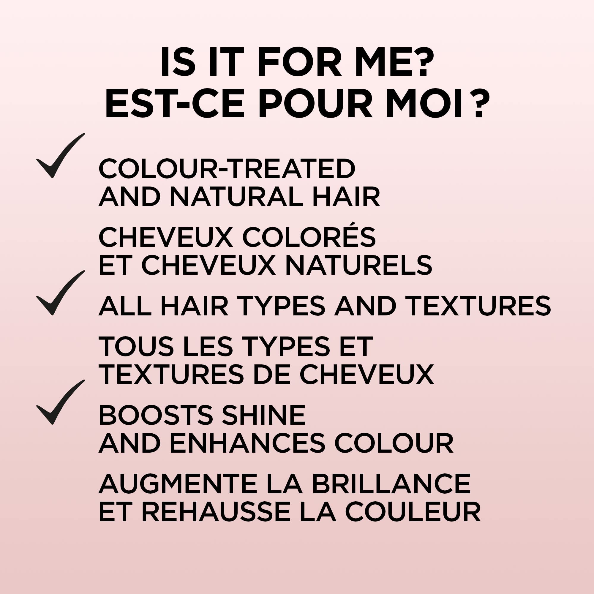 Formule vegan sans ammoniaque et sans parabènes pour cheveux sains.