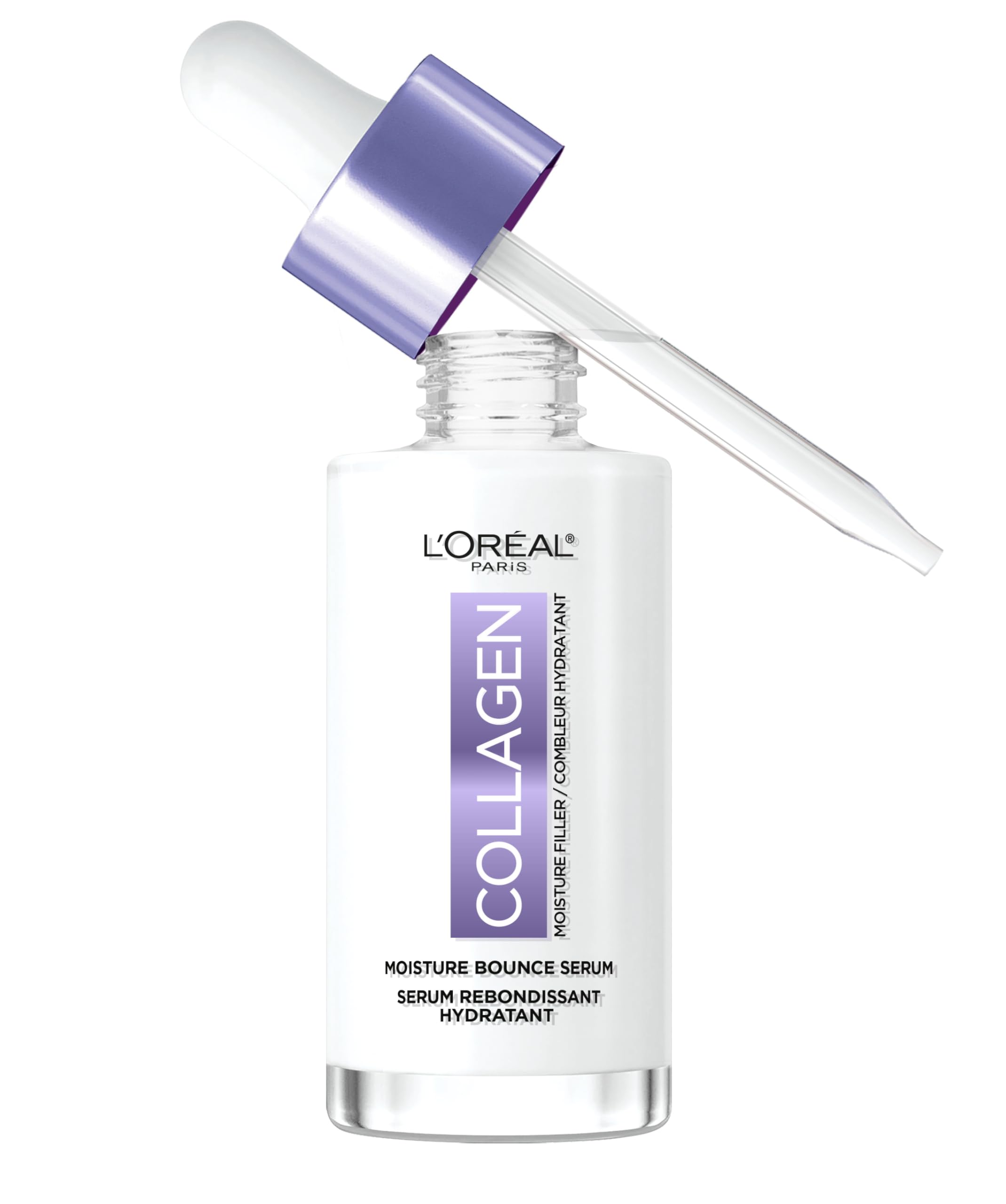 L’Oréal Paris Sérum Collagène Hydratant – bouteille: hydratation durable et éclat.