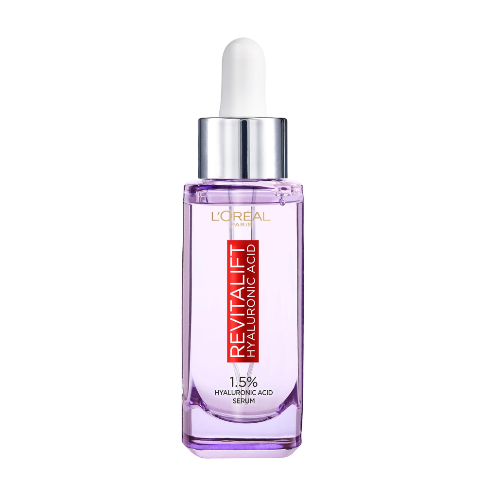 Sérum Revitalift Filler Plus HA, bouteille visible, hydratation immédiate pour peau lumineuse.