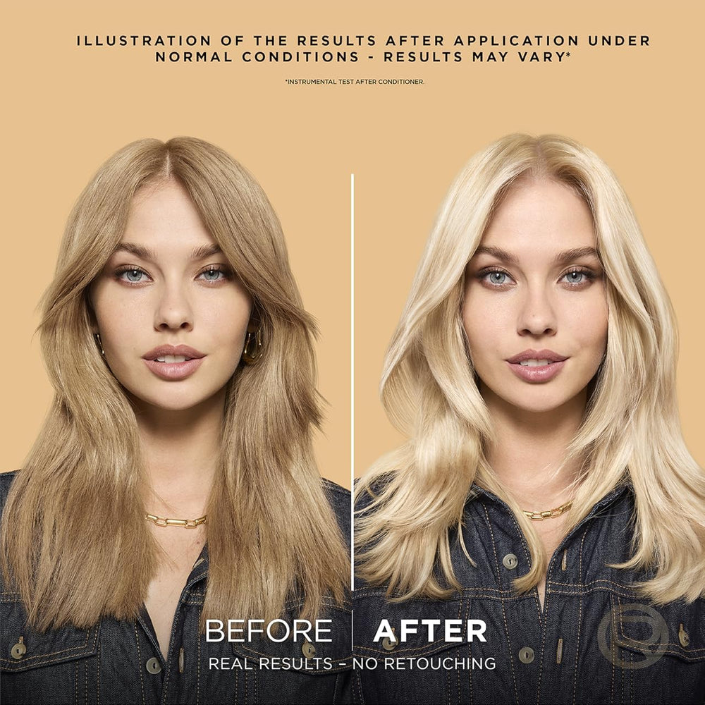 L’Oréal Paris Soin Protecteur Brillance, filtre UV et vitamine E.