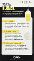 L'Oréal Paris Super Blond : tube de crème éclaircissante avec texture fluide.