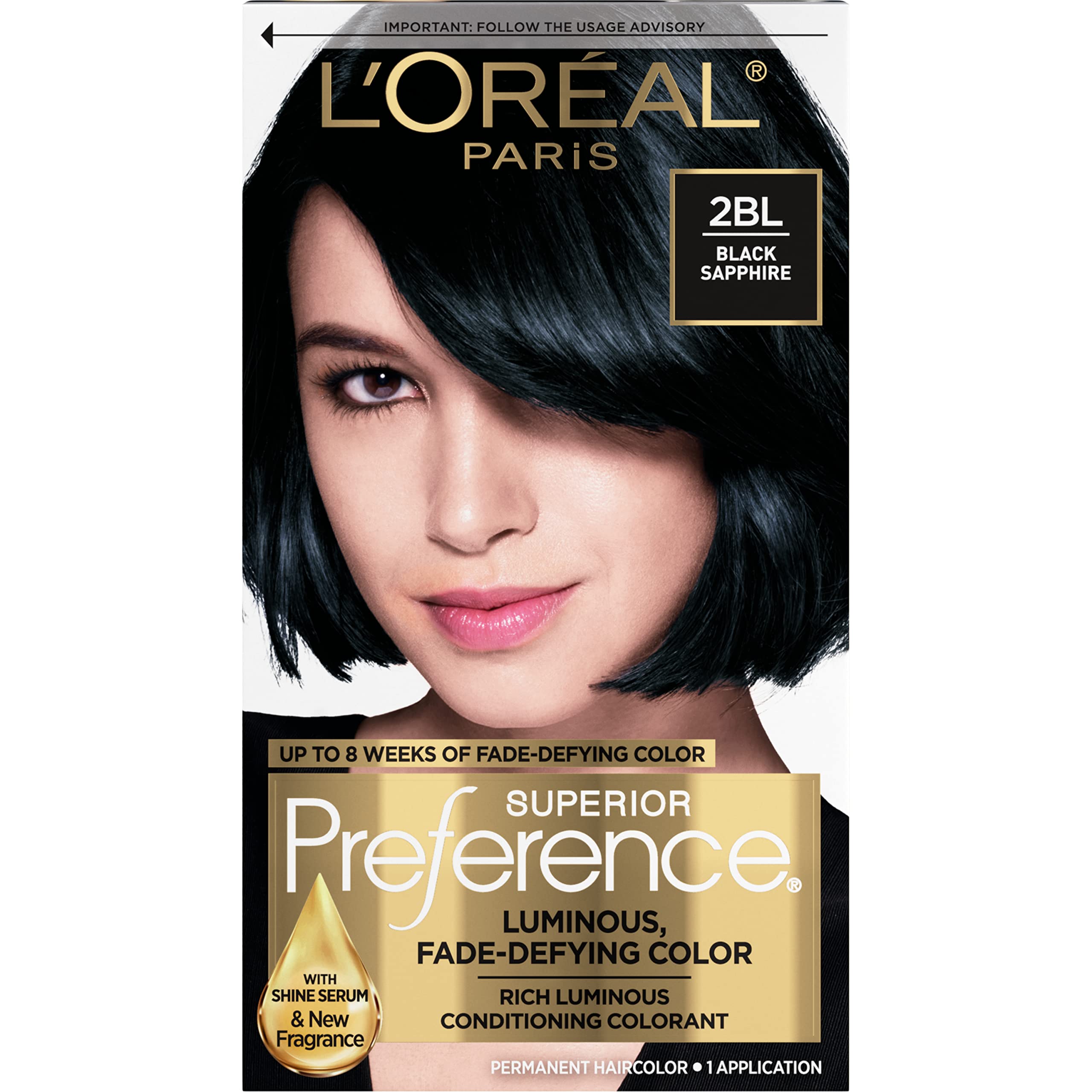 L’Oréal Paris Superior Preference, bouteille versant, couleur durable et uniforme.