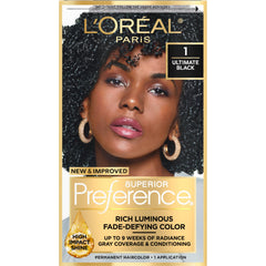 L'Oreal Paris Superior Preference, bouteille versement précis pour une application contrôlée.
