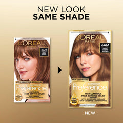 L’Oréal Paris Superior Preference Conditionneur Brillance Protection, couleur durable et cheveux soyeux.