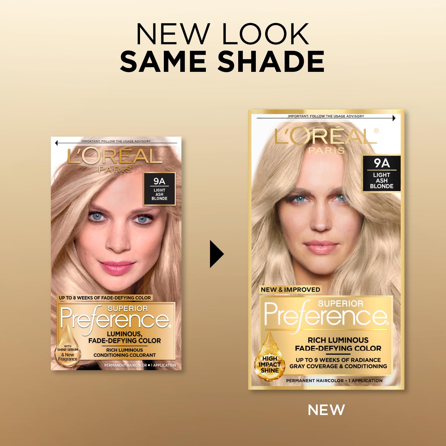 L'Oreal Paris Superior Preference conditionneur-brillance: soin final prolonge l'eclat.