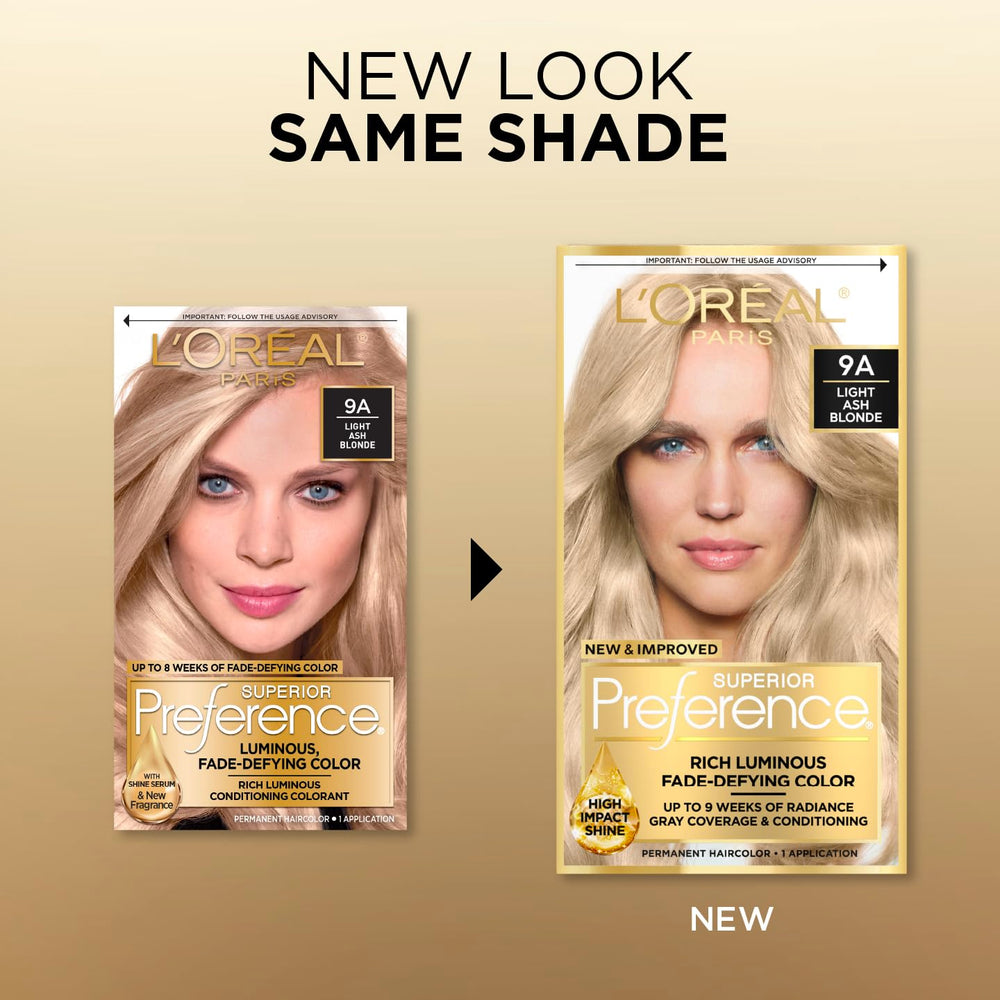 L'Oreal Paris Superior Preference conditionneur-brillance: soin final prolonge l'eclat.