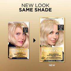 L’Oréal Paris Superior Preference, ensemble coloration complet pour cheveux lumineux et gris.