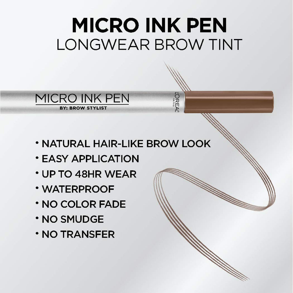 Teinte brun clair sur l'emballage, couleur adaptée pour sourcils naturels par L'Oréal Paris