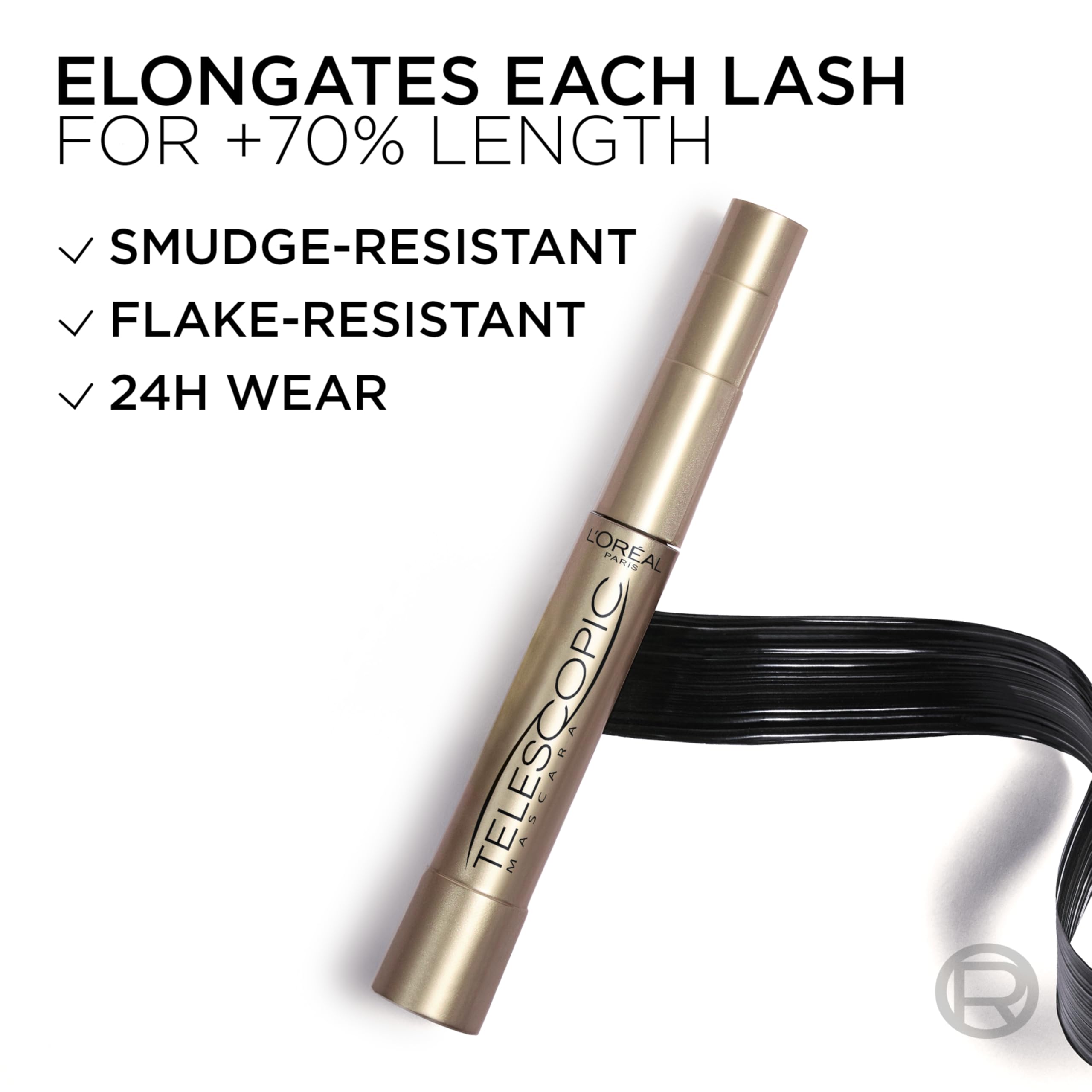 Compatible avec la base pour cils L’Oréal pour plus de volume.