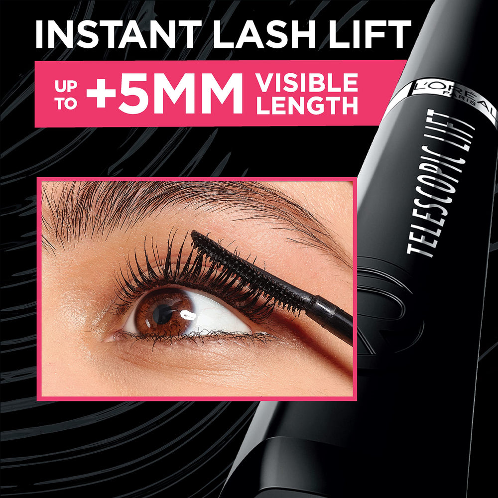 L’Oréal Paris Telescopic Lift Mascara — version lavable et résistante à l'eau.