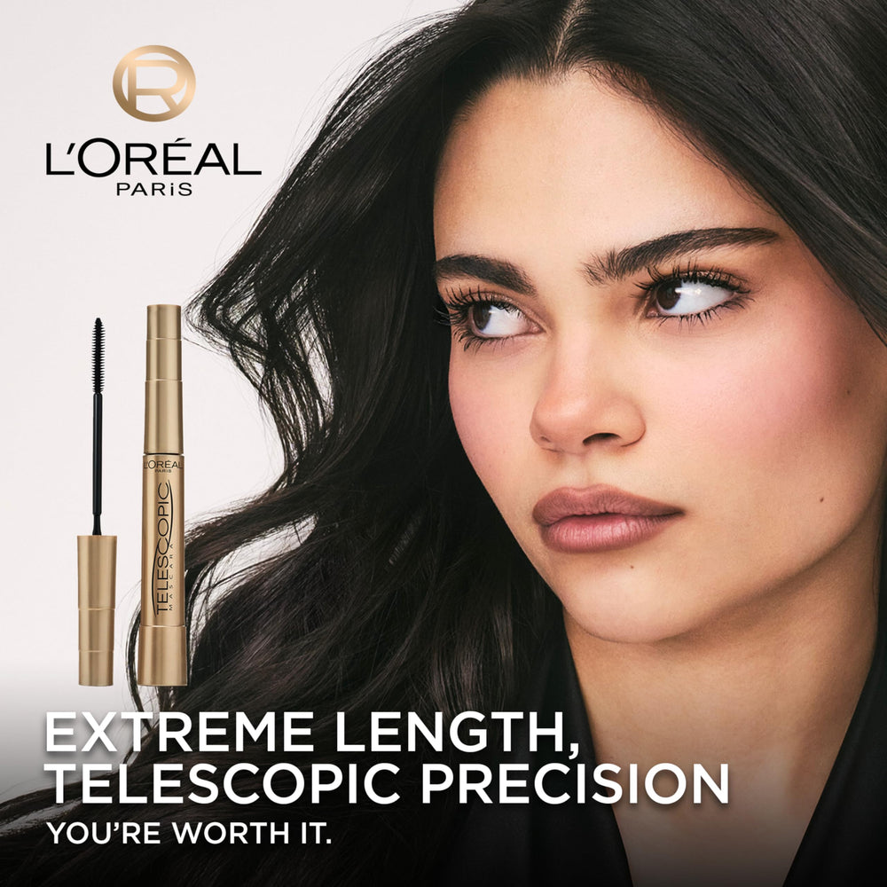 L’Oréal Paris Telescopic allonge les cils jusqu’à 60% avec séparation nette.