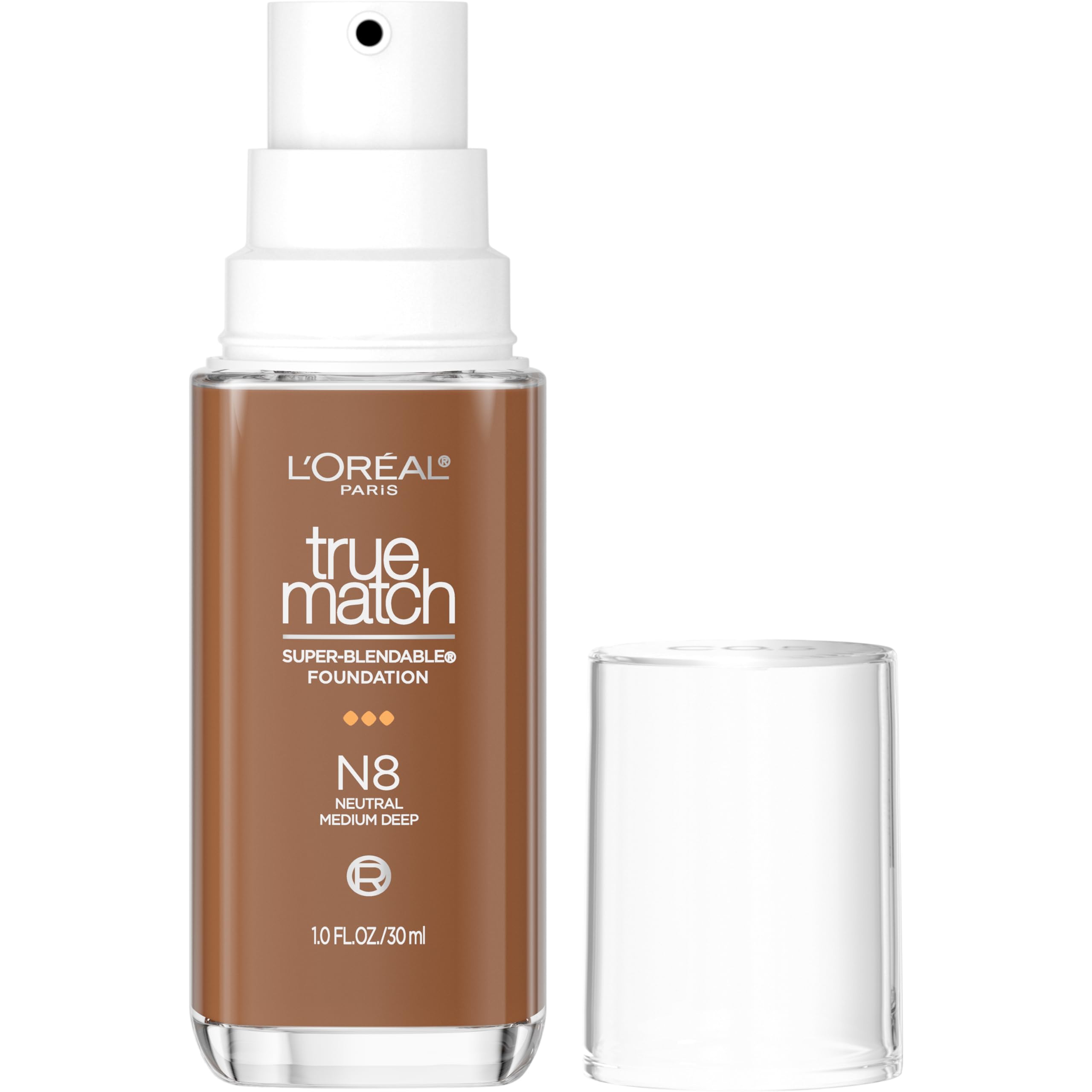 L’Oréal Paris True Match, bouteille avec pompe facilitant l’application précise.