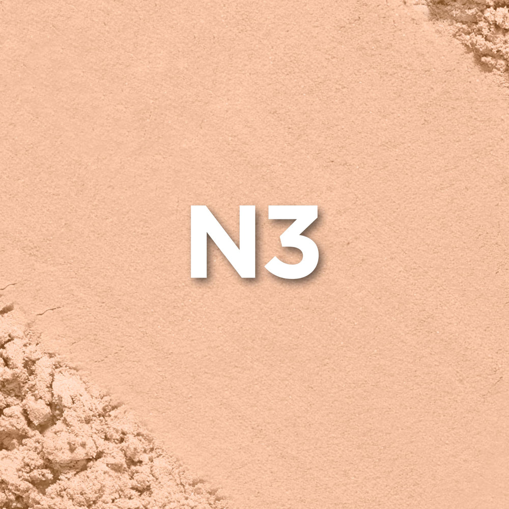 Rendu naturel sur le visage avec True Match, fini sans poudreux.