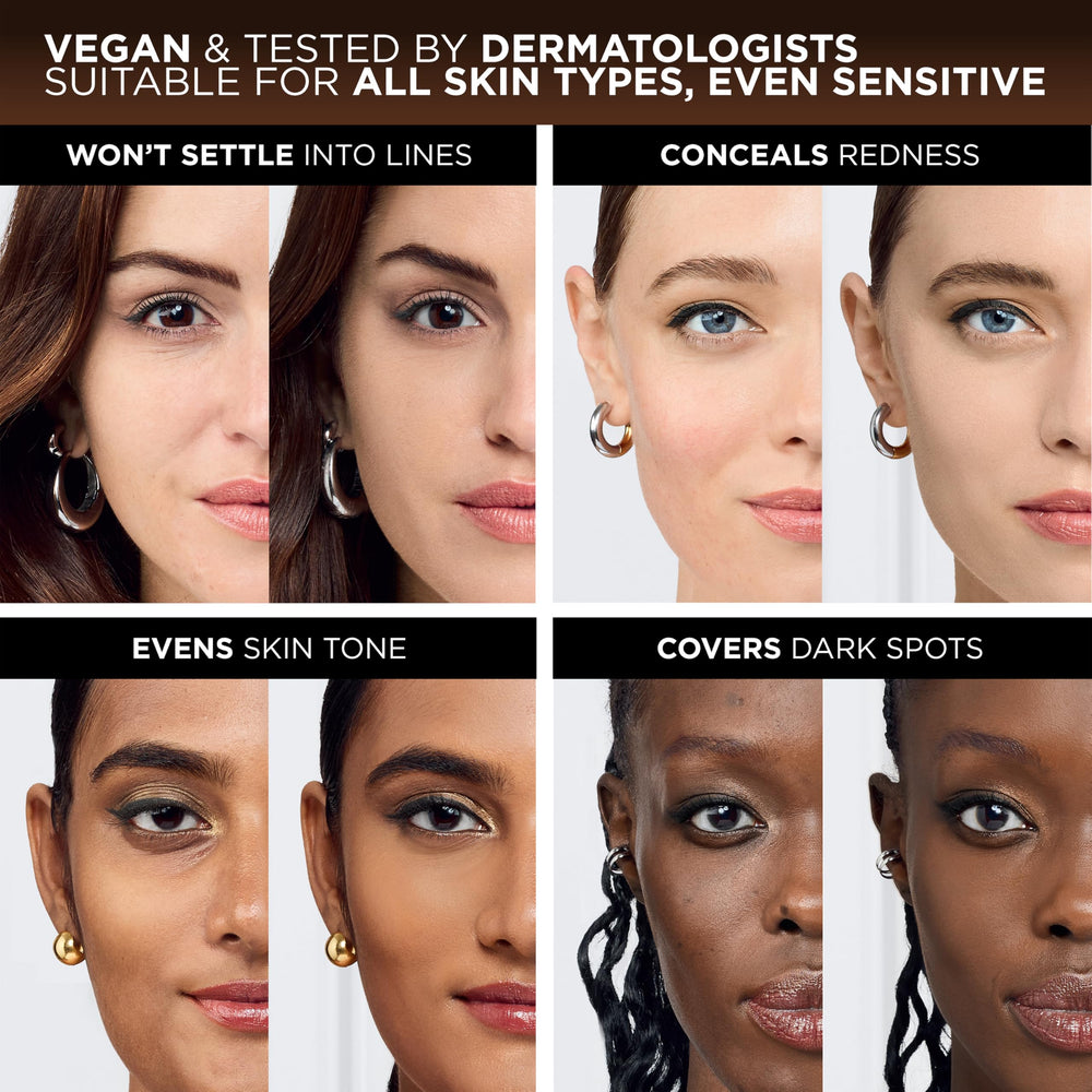 L’Oréal Paris True Match, sans alcool, parfum et huile, pores non bouchés