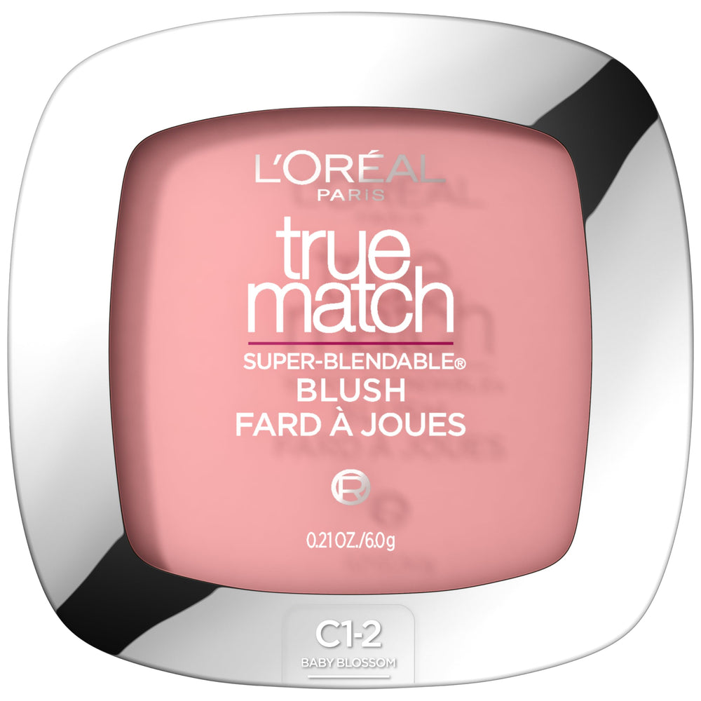 L’Oréal Paris True Match Blush: texture poudre soyeuse pour un teint naturel.