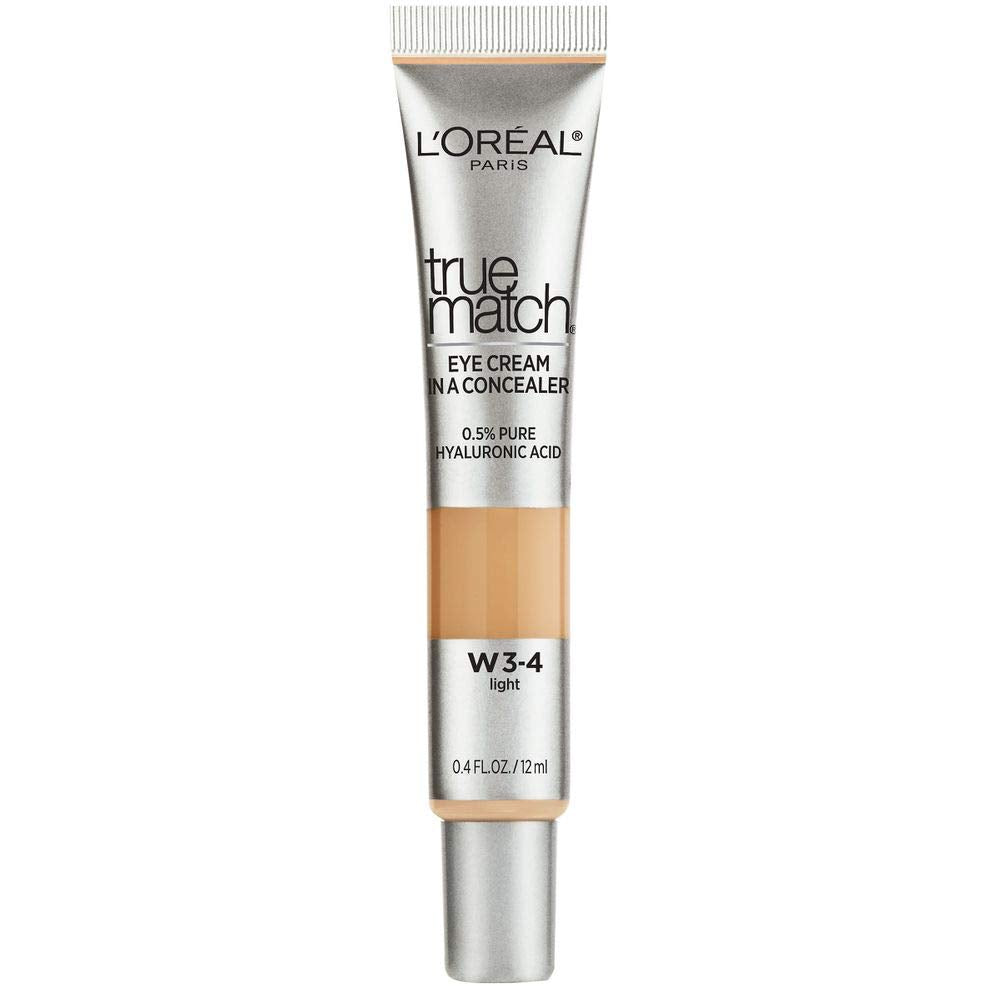 L’Oréal Paris True Match Crème Yeux Correcteur, flacon pratique et hydratation durable.