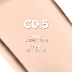 True Match, finition naturelle et texture moyenne.
