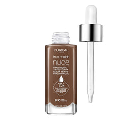 L’Oréal Paris True Match Nude Sérum Teint Flacon offrant hydratation légère et couvrance subtile.
