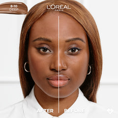 Texture lumineuse du True Match Nude Sérum Teint pour un fini naturel.