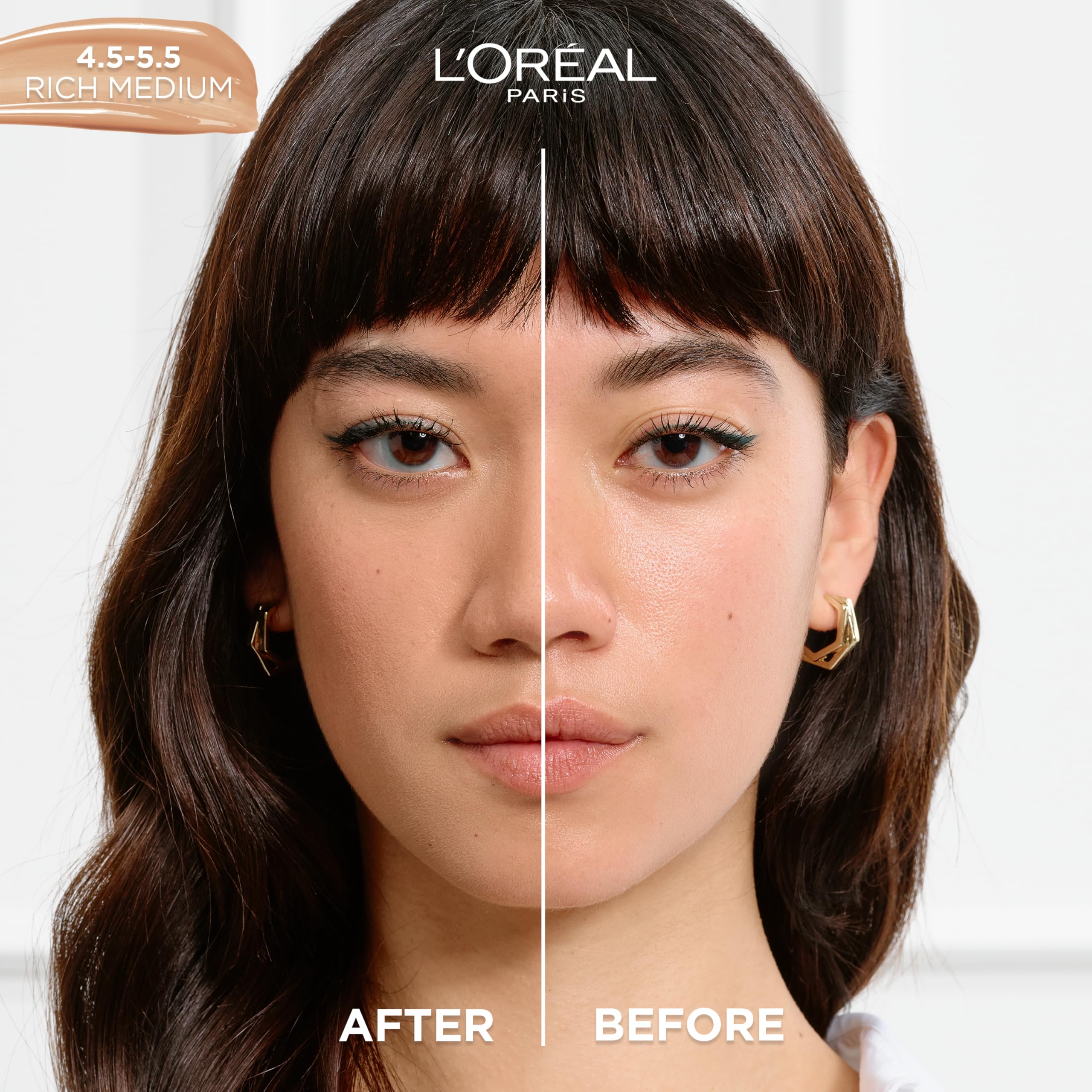 Texture lumineuse du True Match Nude Serum prête à l’application sur peau