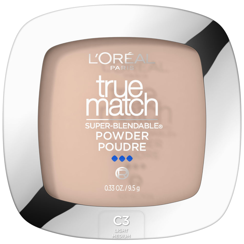 L’Oréal Paris True Match Poudre compacte : application facile pour un fini homogène.