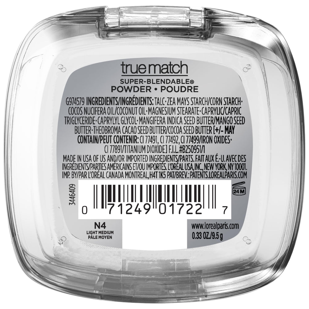 True Match N4 : compatibilité parfaite avec votre maquillage.