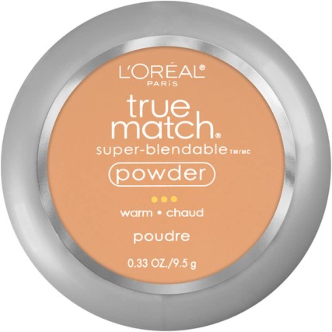 Poudre microfine True Match de L'Oréal Paris avec fini naturel léger.