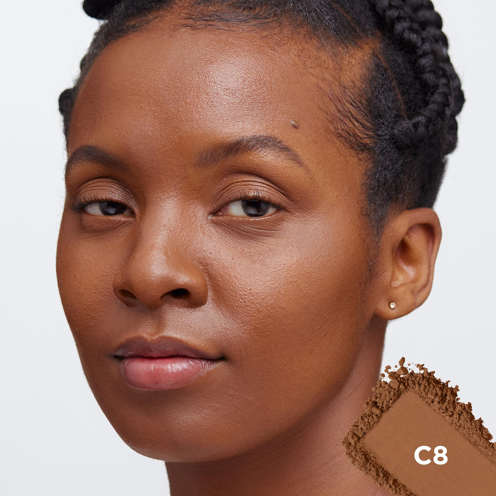 Teinte C8 moyen-foncé adaptée pour une harmonie naturelle.
