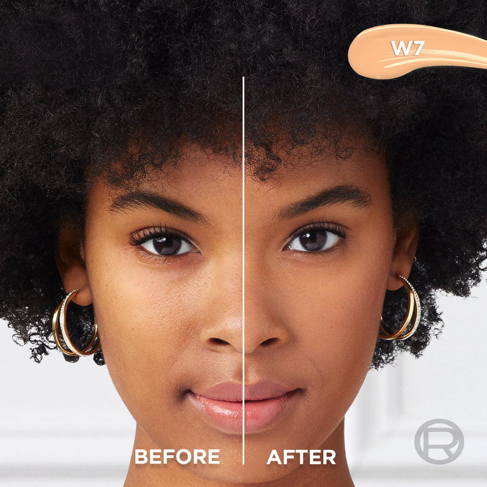 L’Oréal Paris True Match Radiant Serum Concealer – embout plat pour une application précise.