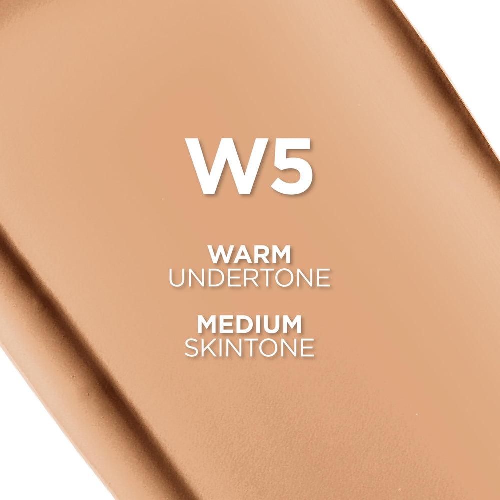 True Match texture fluide offrant une couvrance naturelle et homogène.