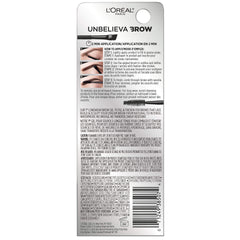 L’Oréal Paris Unbelieva-Brow, longue tenue jusqu’à 48 heures sans transfert.