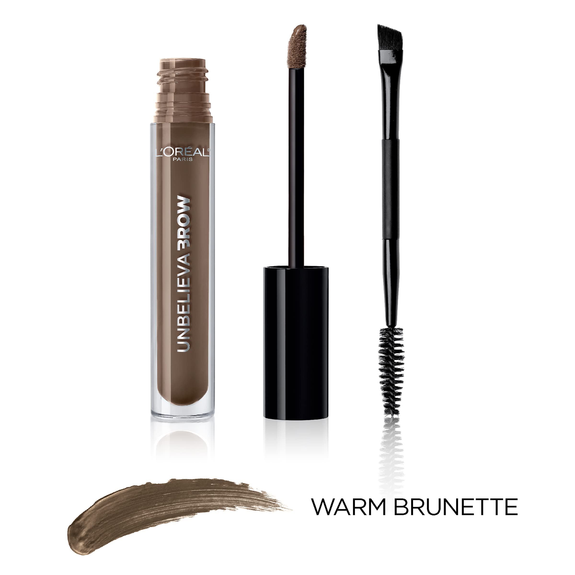 L'Oréal Paris Unbelieva-Brow brun chaud finition naturelle sur les sourcils