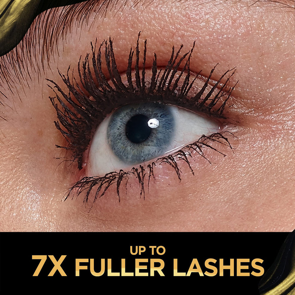 Rendu des cils parfaitement séparés et recourbés avec Voluminous Balm Mascara.