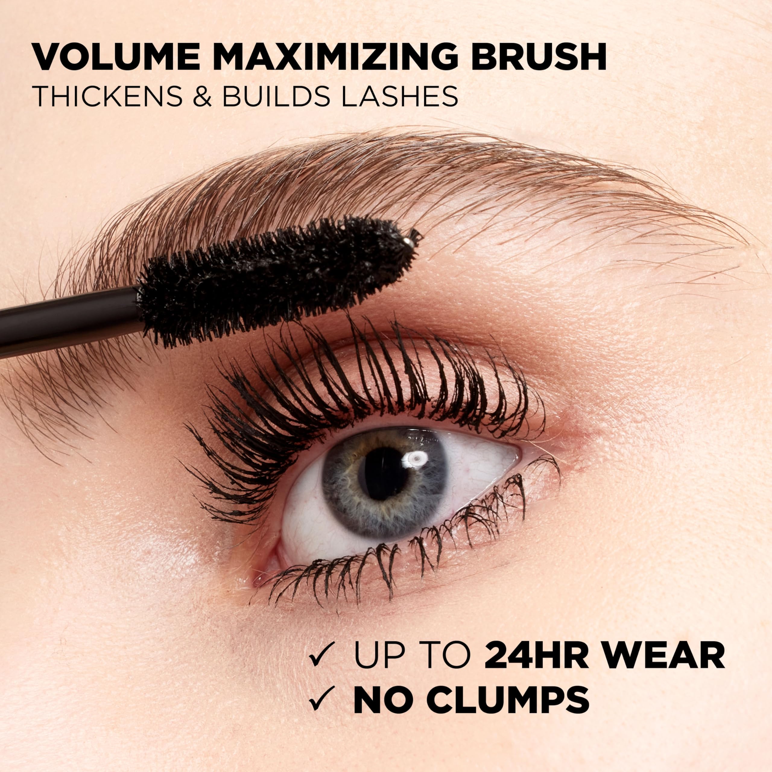 L’Oréal Paris Voluminous Original texture douce qui enveloppe les cils sans accrocher.
